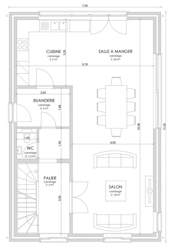 LOT 1 - Maison 4façades neuve - éco-intelligente!