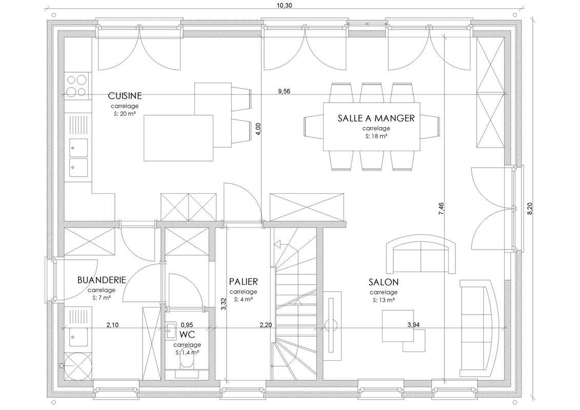 LOT 2 - Maison 4façades neuve - éco-intelligente!