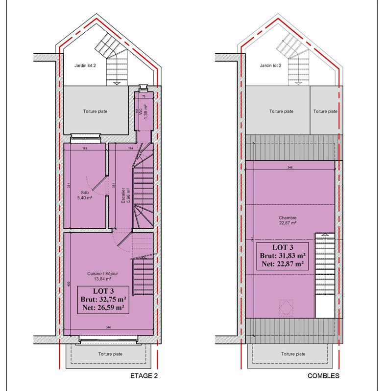 Duplex 1ch rénové, dans petite copropriété!