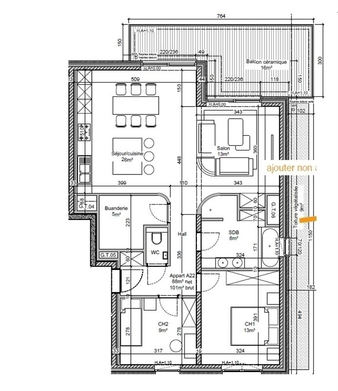 The Hills - Appartements haut de gamme - A22