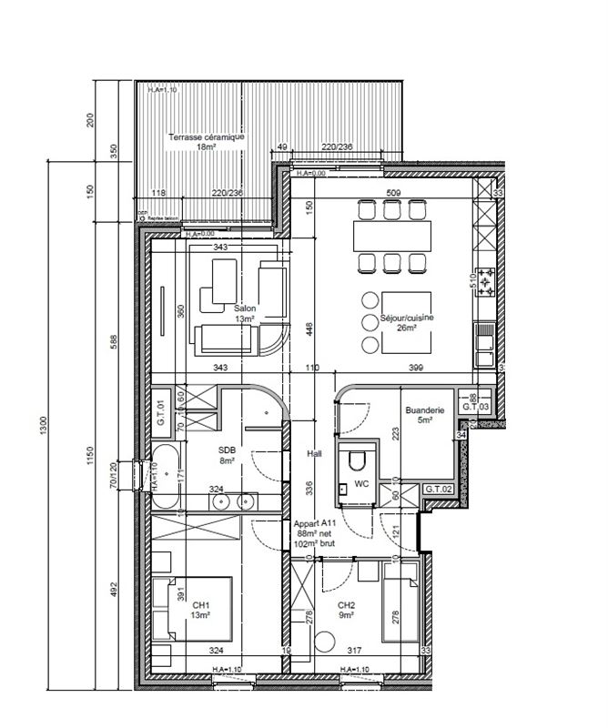 Portes ouvertes le 19/09 de 13h à 16h - Appartements haut de gamme - A11