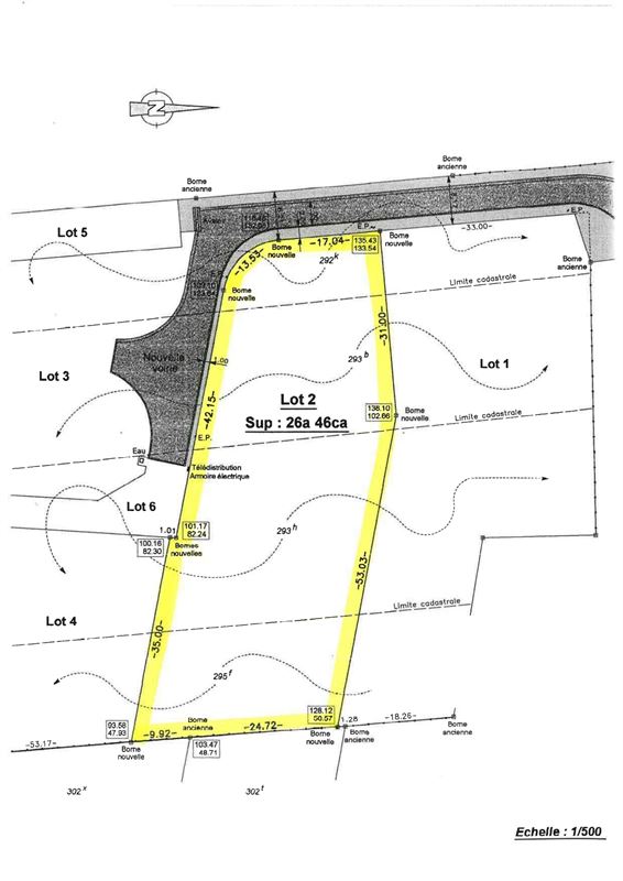 Lot 2 : Terrain à la situation privilégiée