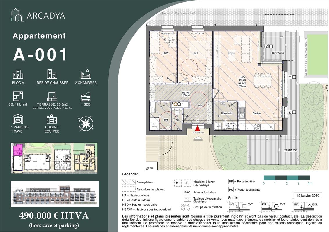 Arcadya A-001 - TVA 6% possible
