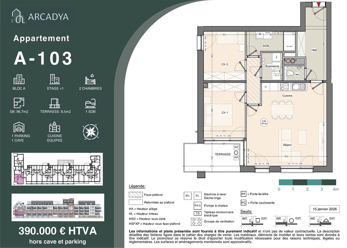 Arcadya A-103 - TVA 6% possible