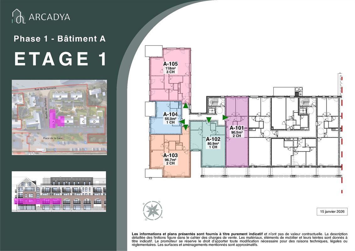 Arcadya A-104 - TVA 6% possible