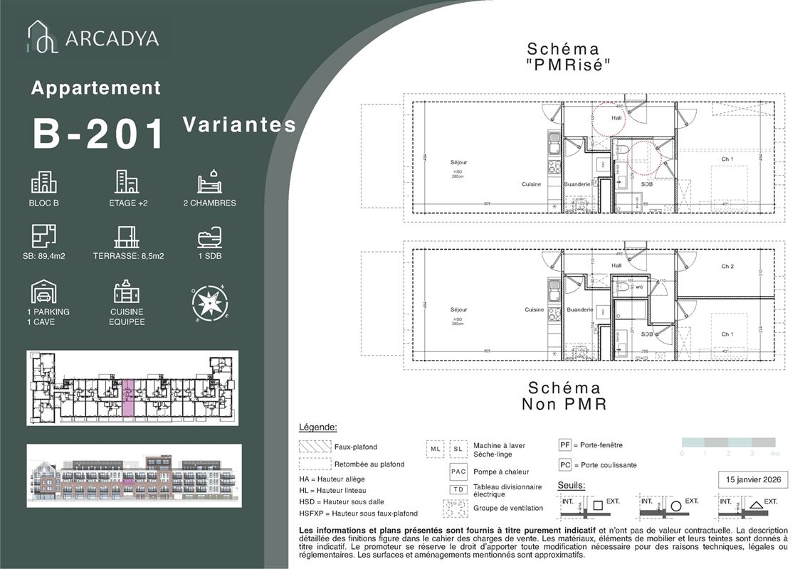 Arcadya B-201 - TVA 6% possible