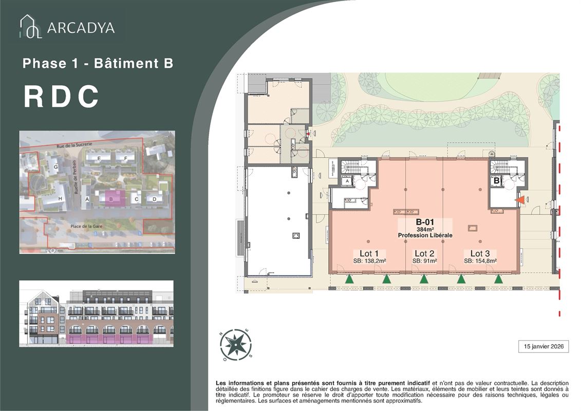 Arcadya B-01-LOT 1- Profession libérale