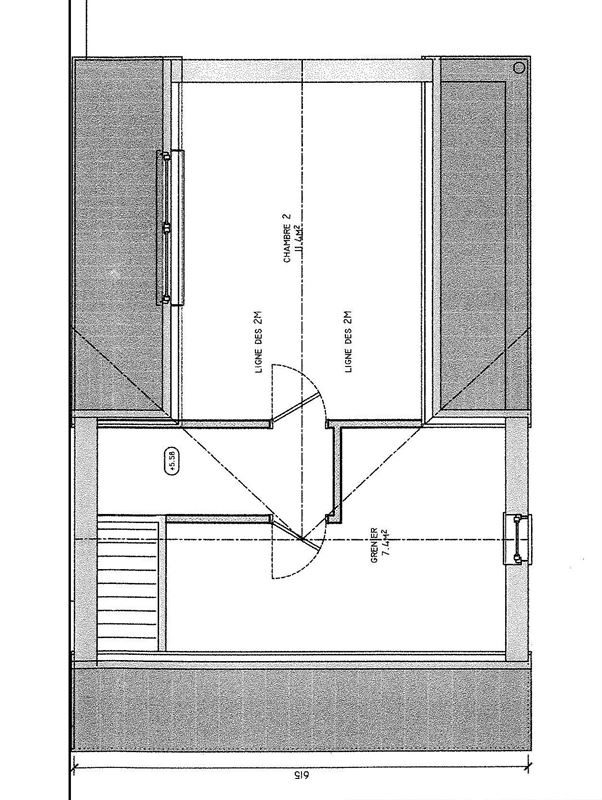 Maison à l'état de "gros oeuvre"