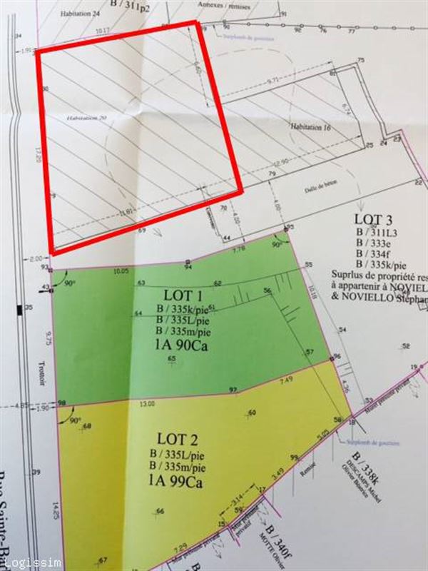Terrain à bâtir + projet de construction accepté