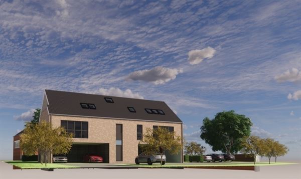 Terrain + permis 4 appartements accepté !