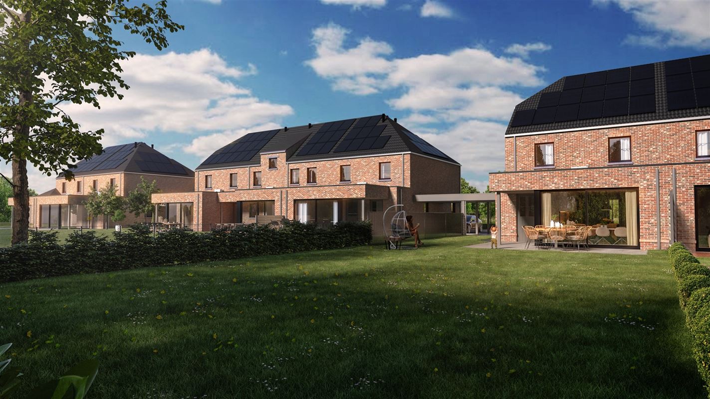 NIEUWBOUWWONING MET 3 SLAAPKAMERS EN INPANDIGE GARAGE UITERST CENTRAAL DOCH RUSTIG GELEGEN TE ZONHOVEN