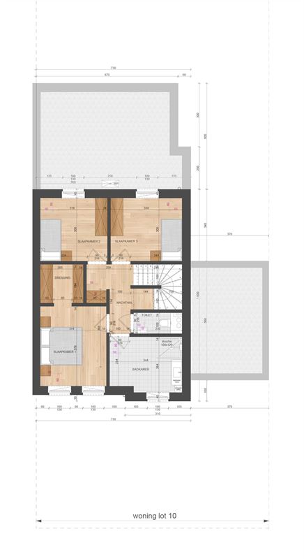 NIEUWBOUWWONING MET 3 SLAAPKAMERS UITERST CENTRAAL DOCH RUSTIG GELEGEN TE ZONHOVEN