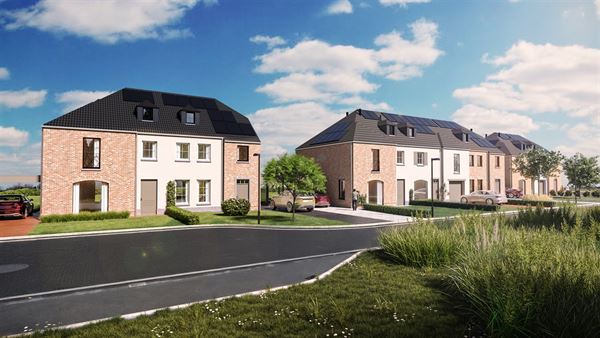 NIEUWBOUWWONING MET 3 SLAAPKAMERS UITERST CENTRAAL DOCH RUSTIG GELEGEN TE ZONHOVEN