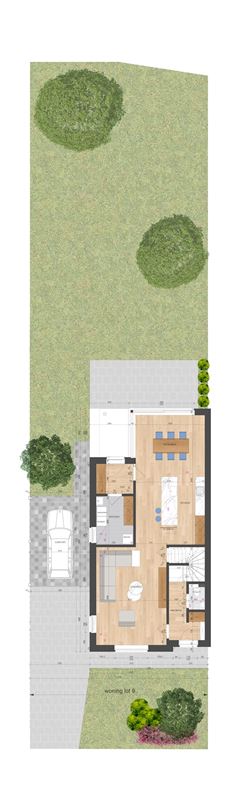 NIEUWBOUWWONING MET 3 SLAAPKAMERS UITERST CENTRAAL DOCH RUSTIG GELEGEN TE ZONHOVEN
