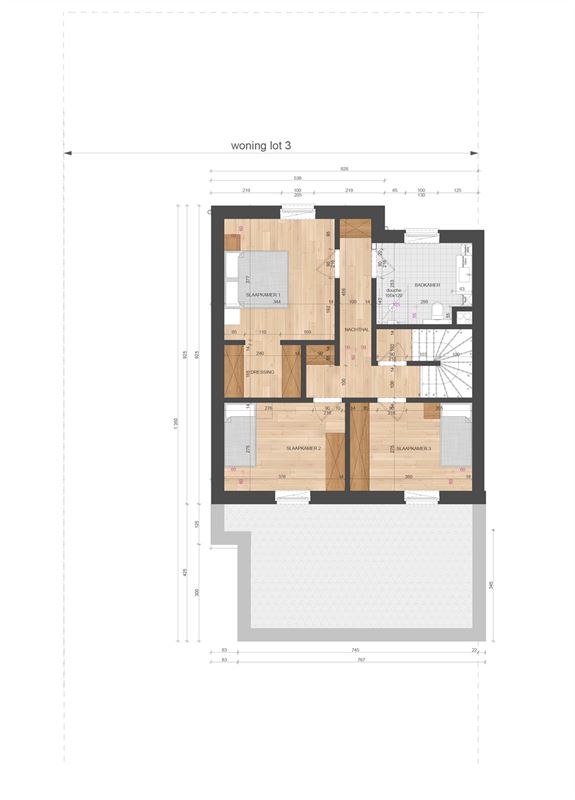 NIEUWBOUWWONING MET 3 SLAAPKAMERS UITERST CENTRAAL DOCH RUSTIG GELEGEN TE ZONHOVEN