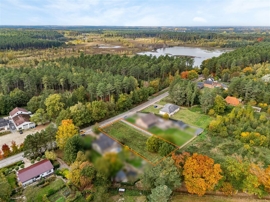 PRACHTIGE BOUWGROND OB 1380M2 TEGEN NATUURGEBIED