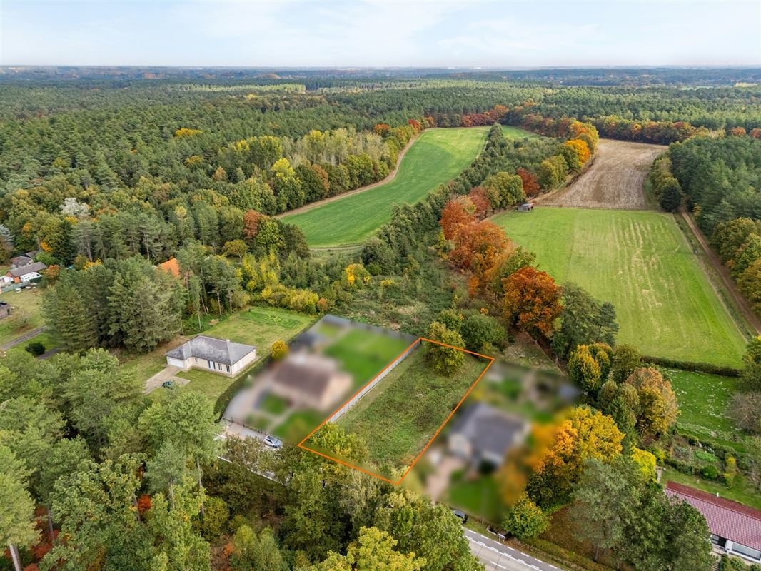 PRACHTIGE BOUWGROND OB 1380M2 TEGEN NATUURGEBIED