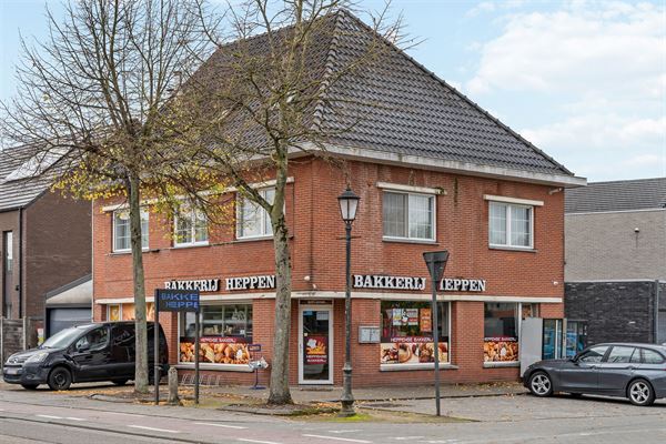 HANDELSPAND MET BIJHOREND DUPLEX APPARTEMENT TE HEPPEN