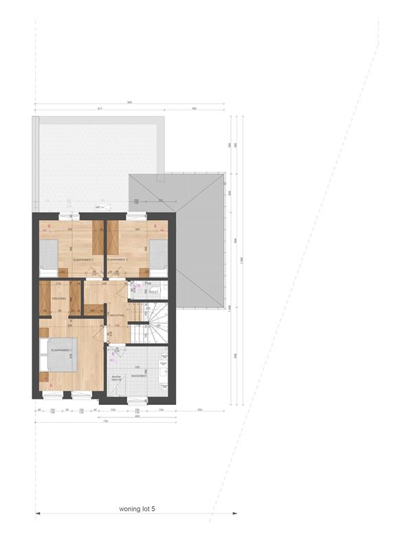 NIEUWBOUWWONING MET 3 SLAAPKAMERS EN INPANDIGE GARAGE UITERST CENTRAAL DOCH RUSTIG GELEGEN TE ZONHOVEN