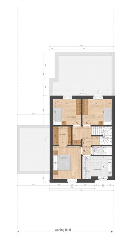NIEUWBOUWWONING MET 3 SLAAPKAMERS UITERST CENTRAAL DOCH RUSTIG GELEGEN TE ZONHOVEN