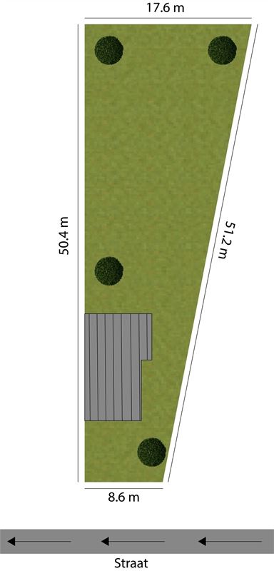 ENERGIEZUINIGE NIEUWBOUWWONING (E21) OP PERCEEL VAN 6A63CA IN GROENE DOCH CENTRALE OMGEVING