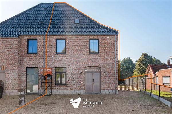 ENERGIEZUINIGE NIEUWBOUWWONING (E21) OP PERCEEL VAN 6A63CA IN GROENE DOCH CENTRALE OMGEVING