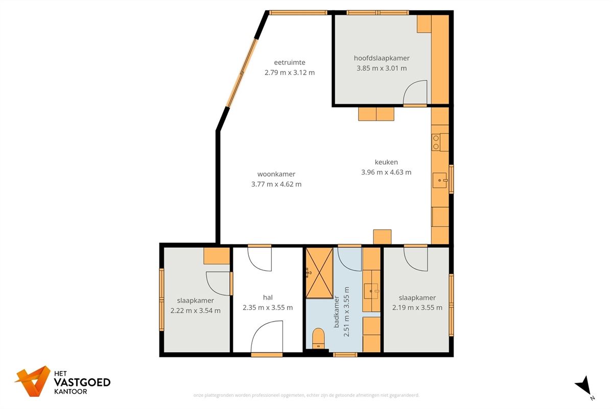 HEEL KNUSSE GELIJKVLOERSE WONING MET 3 SLAAPKAMERS EN ZUIDGERICHTE TUIN TE BUDINGEN