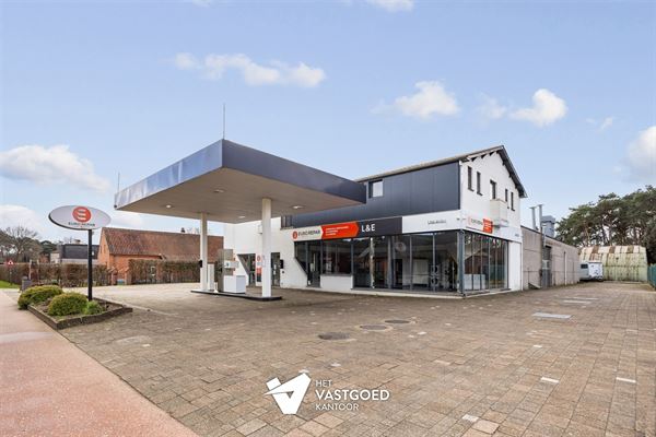 OVER TE NEMEN GARAGE (800M²) EN TANKSTATION GELEGEN OP EEN PERCEEL VAN 2727M² TE HAM