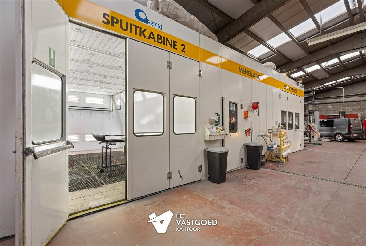 OVER TE NEMEN GARAGE (800M²) EN TANKSTATION GELEGEN OP EEN PERCEEL VAN 2727M² TE HAM