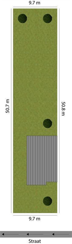 ENERGIEZUINIGE NIEUWBOUWWONING (E21) OP PERCEEL VAN 6A63CA IN GROENE DOCH CENTRALE OMGEVING