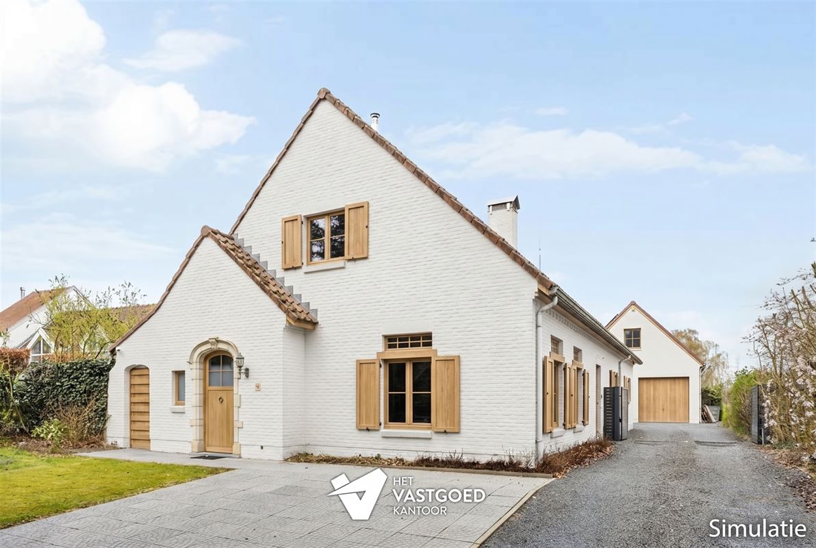 PERFECT ONDERHOUDEN WONING MET 6 SLAAPKAMERS EN WERKHUIS/GARAGE IN GROENE OMGEVING TE VIVERSEL
