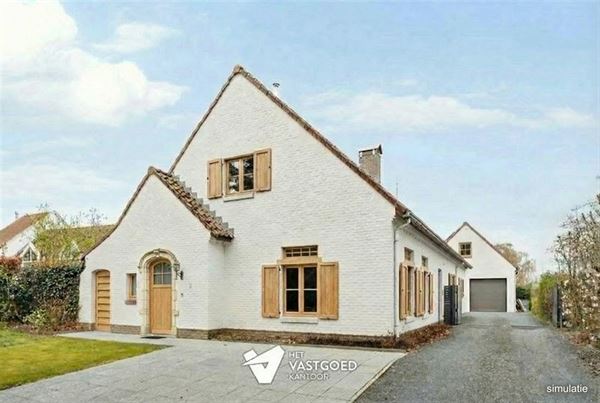 PERFECT ONDERHOUDEN WONING MET 6 SLAAPKAMERS EN WERKHUIS/GARAGE IN GROENE OMGEVING TE VIVERSEL