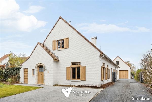 PERFECT ONDERHOUDEN WONING MET 6 SLAAPKAMERS EN WERKHUIS/GARAGE IN GROENE OMGEVING TE VIVERSEL