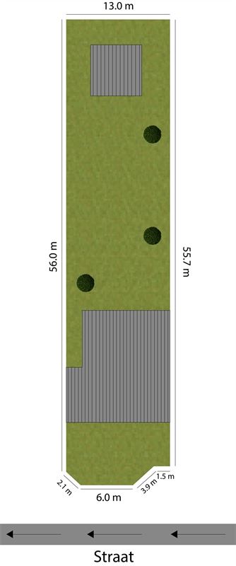AF TE WERKEN RUIME WONING (222M²) MET 2 SLAAPKAMERS EN TUIN MET TUINKAMER OP 6A 81CA TE PAAL