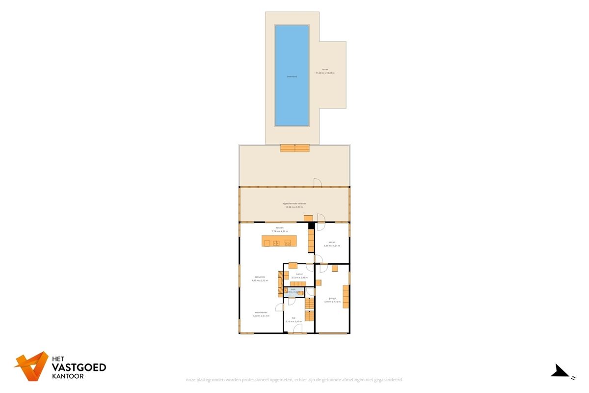 RUIME WONING MET 3 SLAAPKAMERS UITERST RUSTIG GELEGEN OP EEN PERCEEL VAN 10 ARE TE PAAL