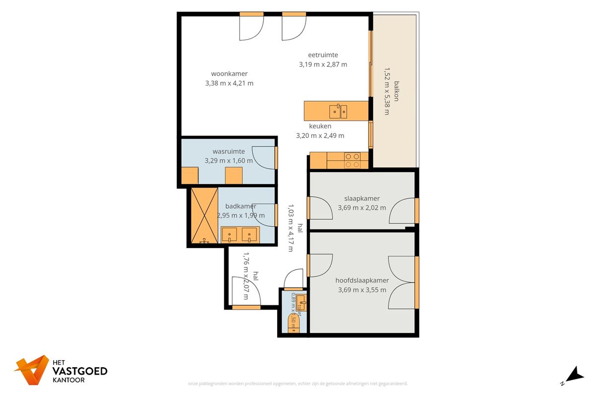 RECENT APPARTEMENT (87M²) MET 2 SLAAPKAMERS, TERRAS, GARAGE MET APARTE BERGING EN CARPORT TE HULSHOUT