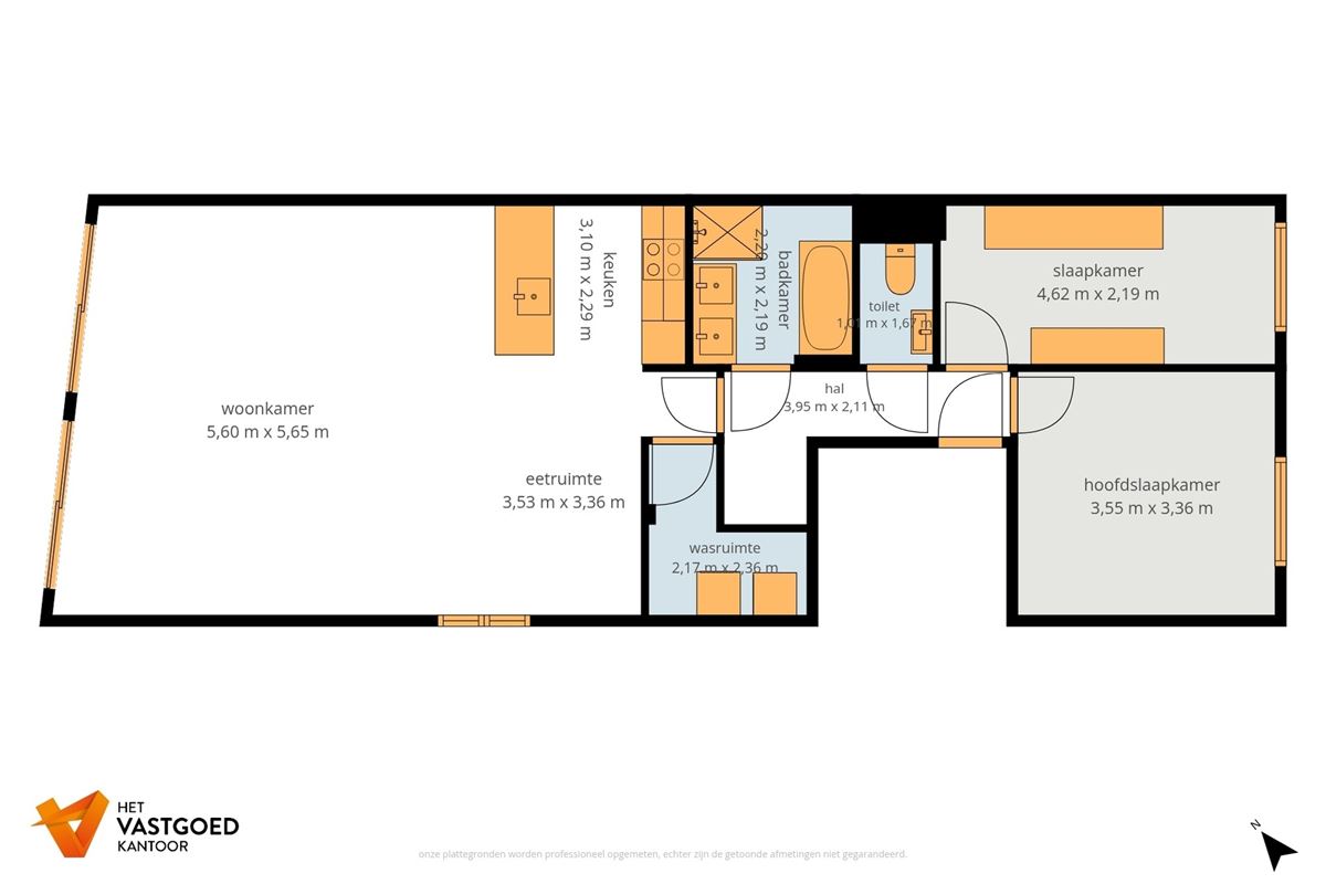 GELIJKVLOERS APPARTEMENT IN CENTRUM INCLUSIEF GARAGE