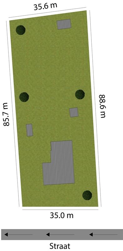 GELIJKVLOERSE WONING OP PRACHTIGE LIGGING OP 3060M2