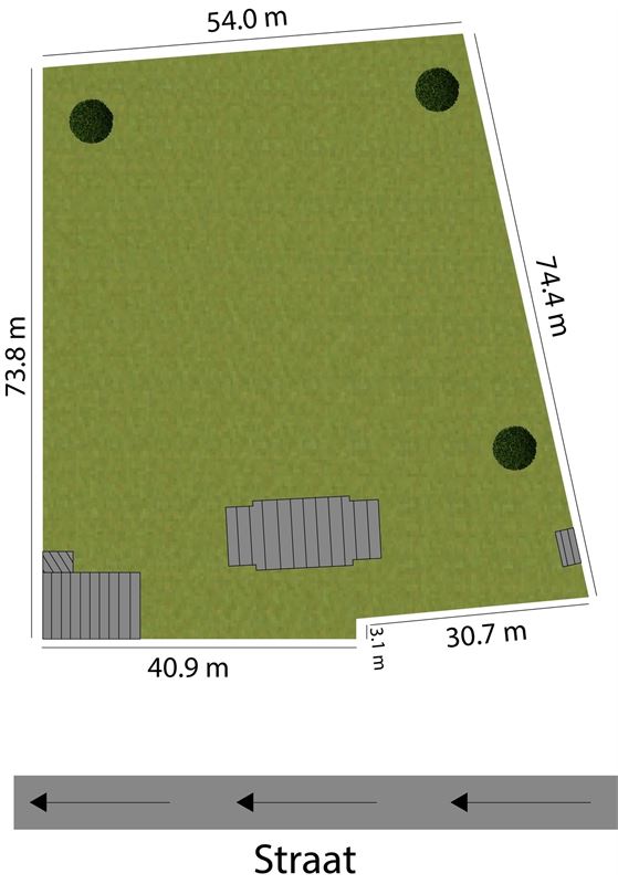 TE RENOVEREN KNUSSE WONING MET TUIN VAN 48A90CA EN LOODS EN GARAGE TE KAGGEVINNE