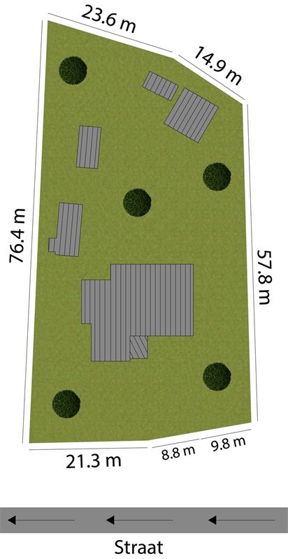 ZEER RUIME WONING MET ENORM VEEL MOGELIJKHEDEN OP 5320M²!