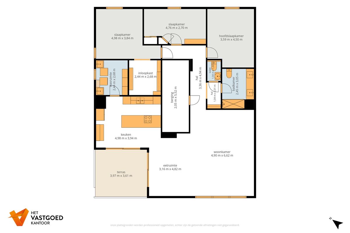 PRACHTIGE, RUIME PENTHOUSE MET 3 KAMERS IN CENTRUM