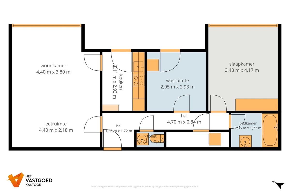 RUIM GELIJKVLOERS 2 SLAAPKAMER APPARTEMENT MET OVERDEKTE AUTOSTAANPLAATS IN BERINGEN CENTRUM
