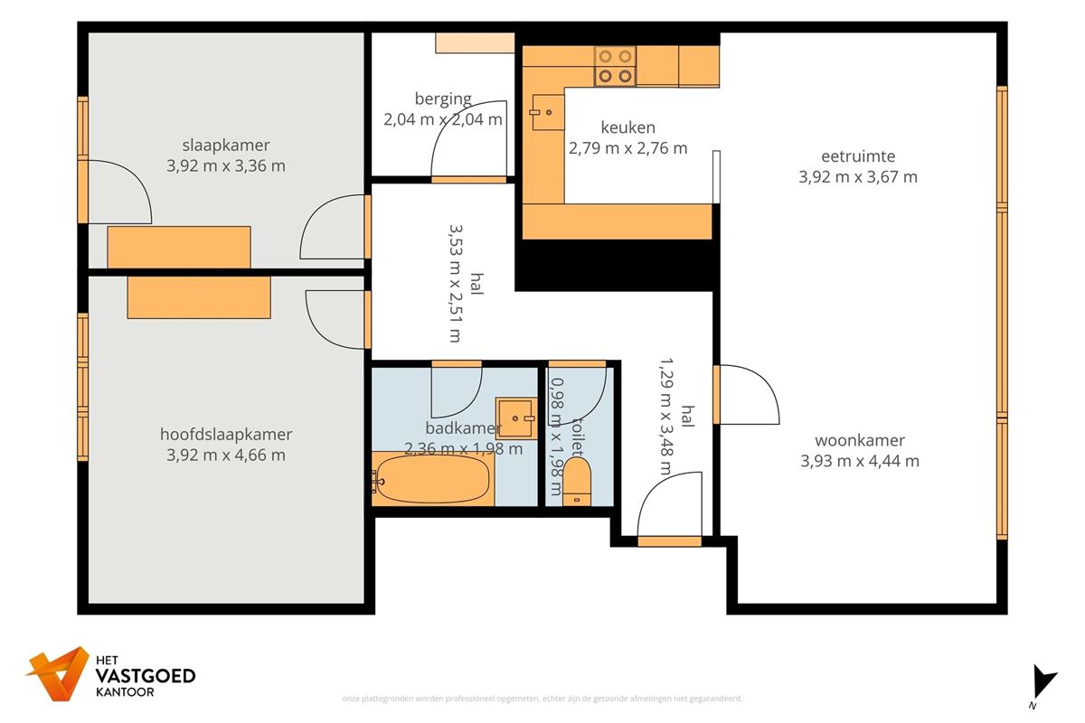 RUIM 2 SLAAPKAMER APPARTEMENT MET 2 SLAAPKAMERS IN HARTJE BERINGEN CENTRUM
