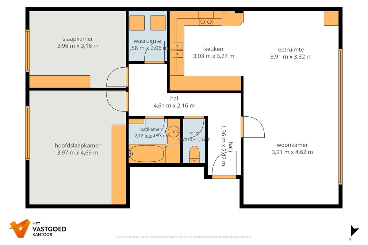 RUIM 2 SLAAPKAMER APPARTEMENT IN HARTJE BERINGEN CENTRUM