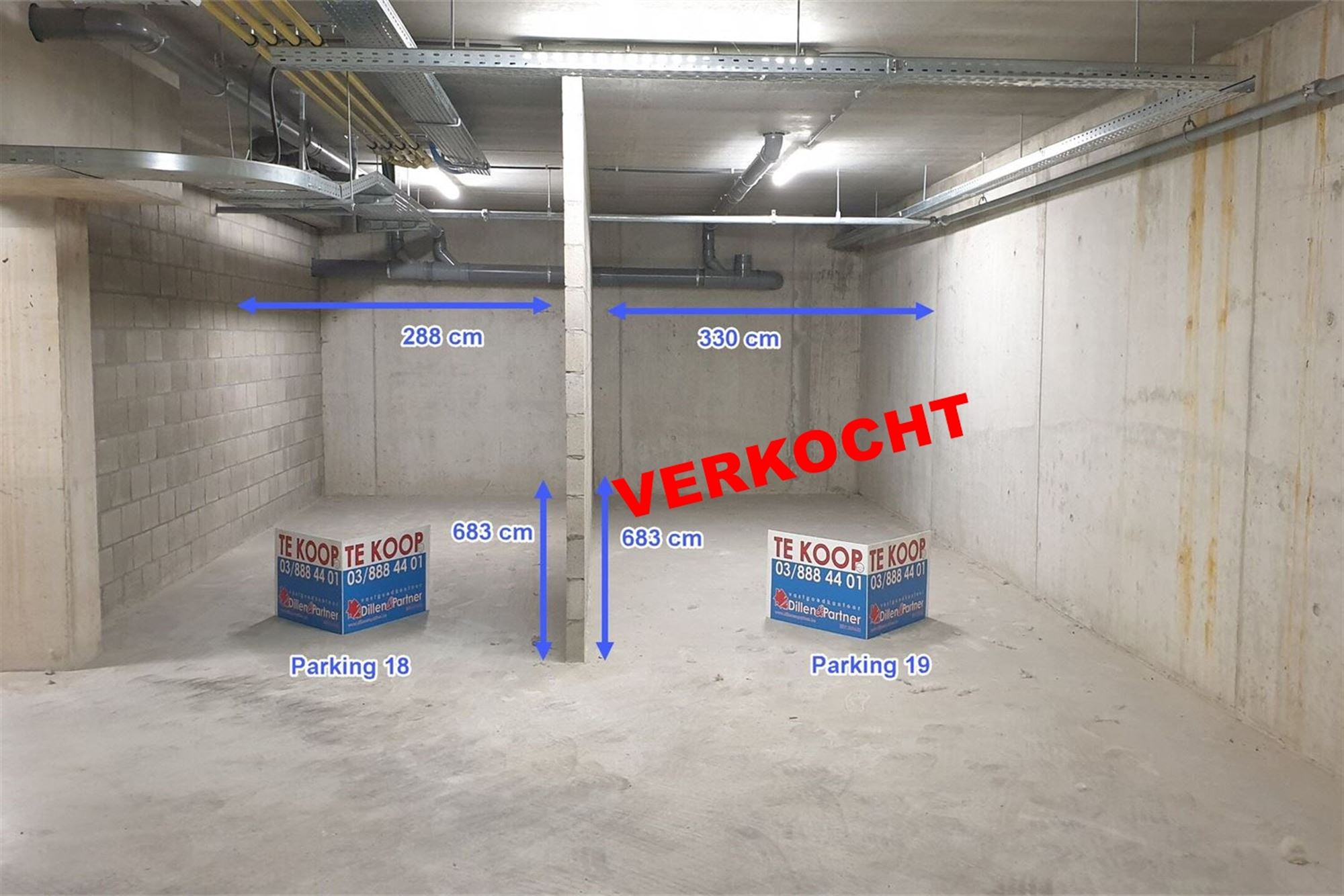 Laatste ondergrondse staanplaats te Koop