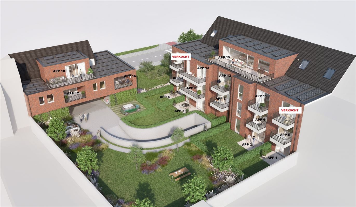 Penthouse met ruim terras