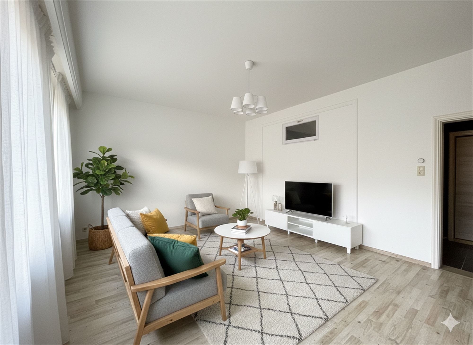 Gelijkvloers appartement met 1 slaapkamer Boom