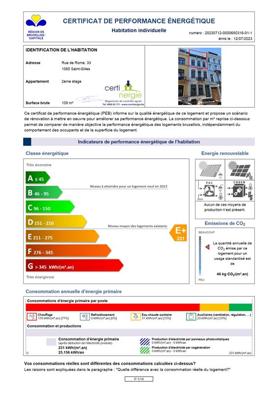 Image 15 : Apartment IN 1060 SAINT-GILLES (Belgium) - Price 1.450 €
