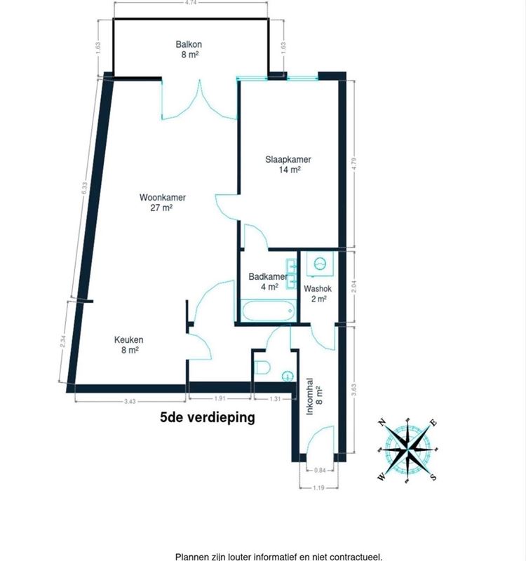 Image 28 : Appartement à 1000 BRUXELLES (Belgique) - Prix 285.000 &euro;