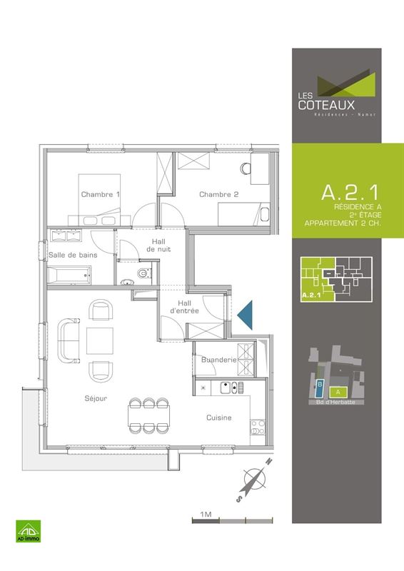 Image 18 : appartement à 5000 NAMUR (Belgique) - Prix 295.000 &euro;